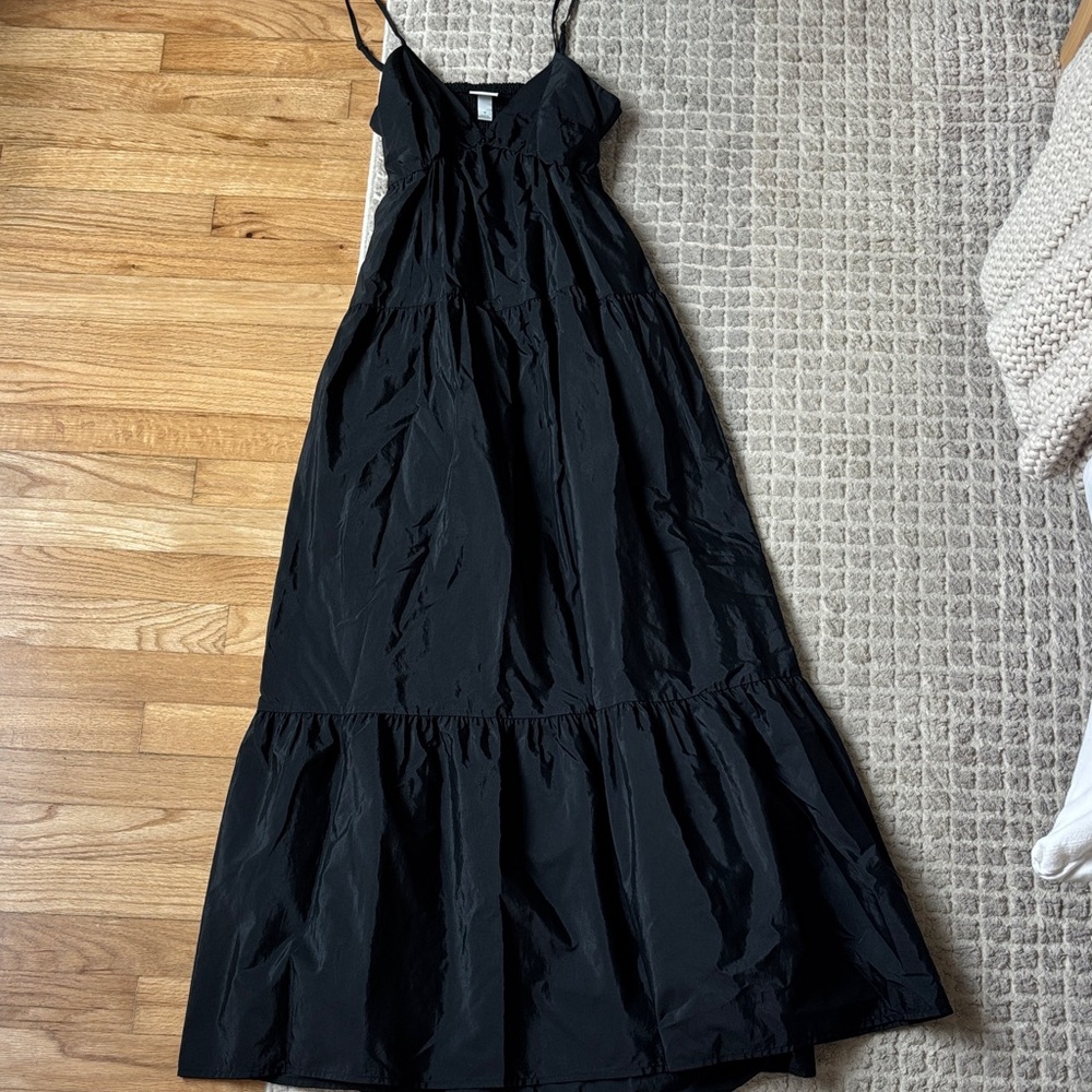 a new day Black Tiered Maxi Dress